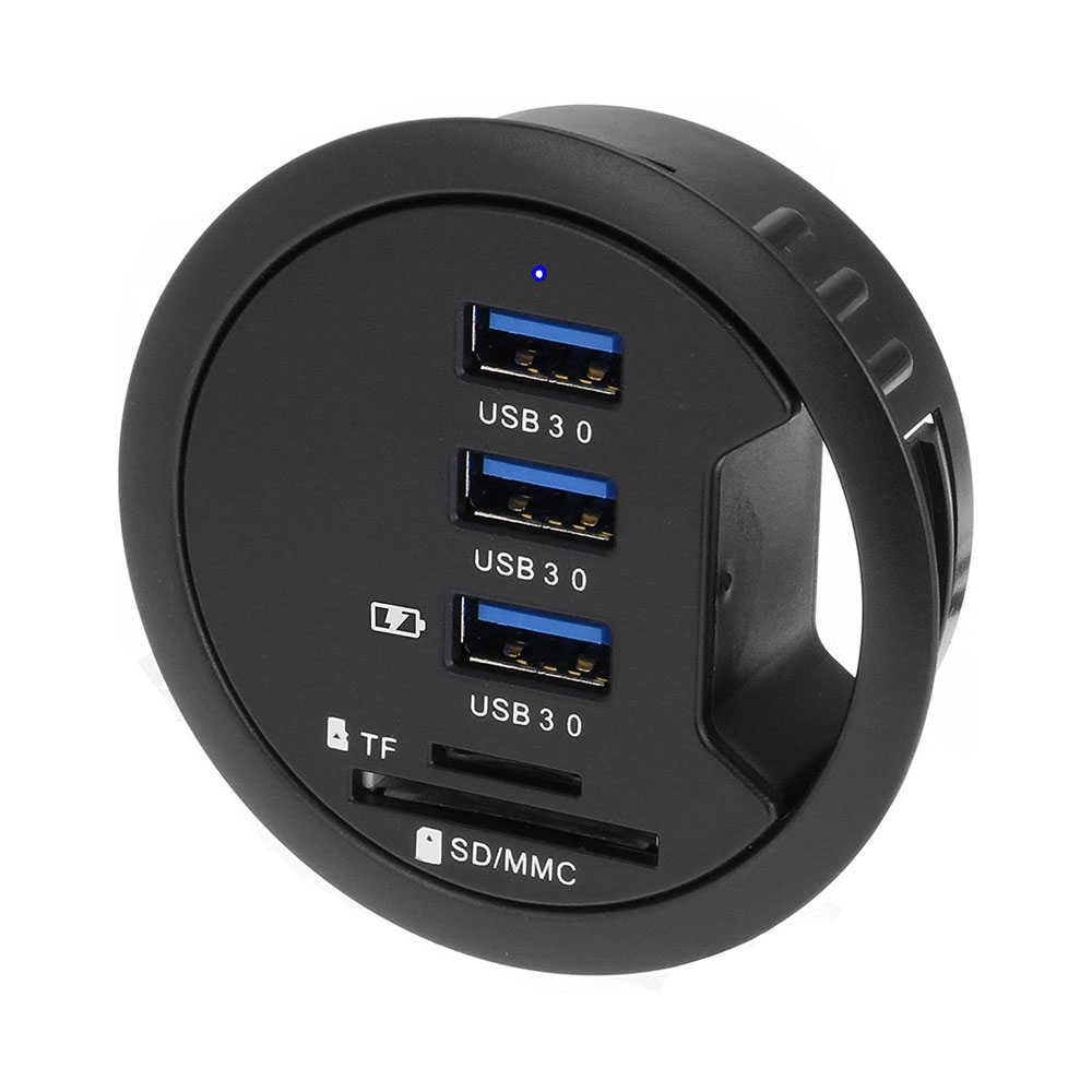 Usb Hub Gaming - محول USB 3.0 Hub مع صوت