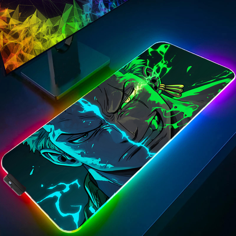Pc Gaming Keyboard - قطعة واحدة زورو ماوس الوسادة RGB