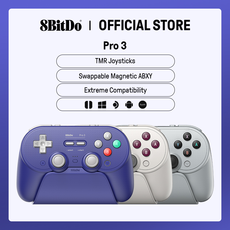 Pc Gaming Second - وحدة تحكم الألعاب اللاسلكية 8BitDo Pro