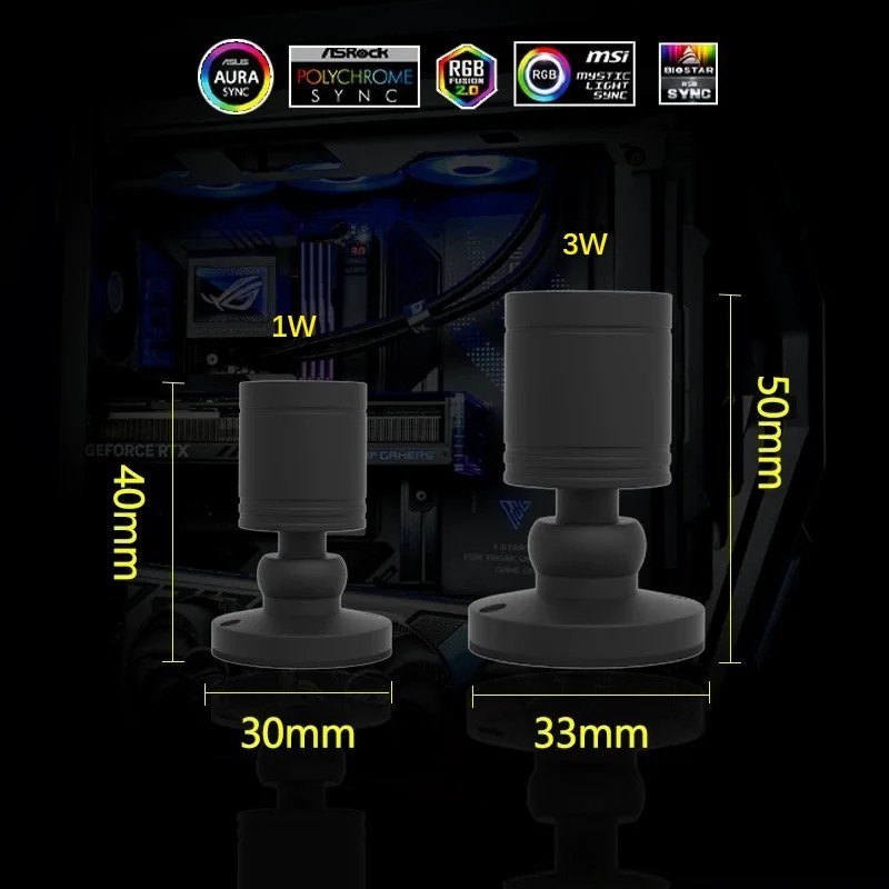 مصباح LED صغير QITU بقوة 1 واط - مراجعة Pc Gaming Second وسعره
