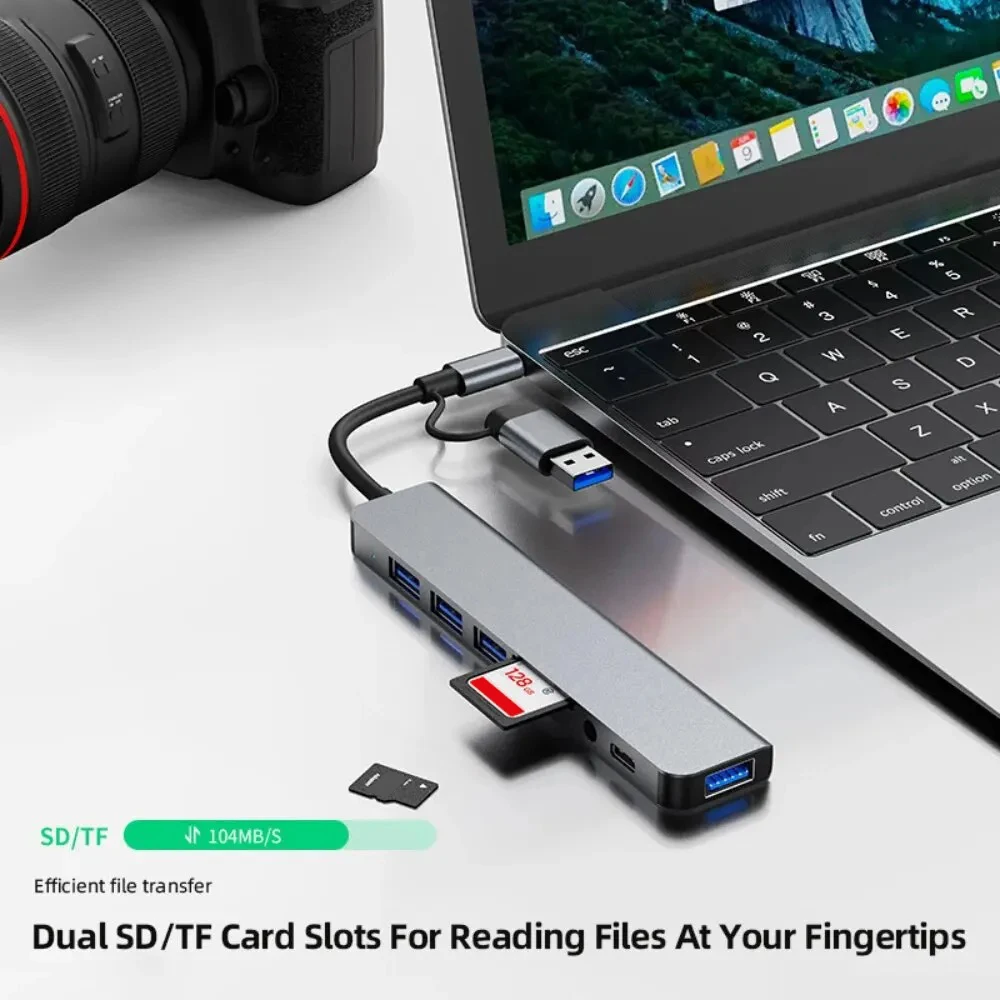 5Gbps USB 3.0 HUB USB C HUB US - مراجعة Usb Hub Gaming وسعره