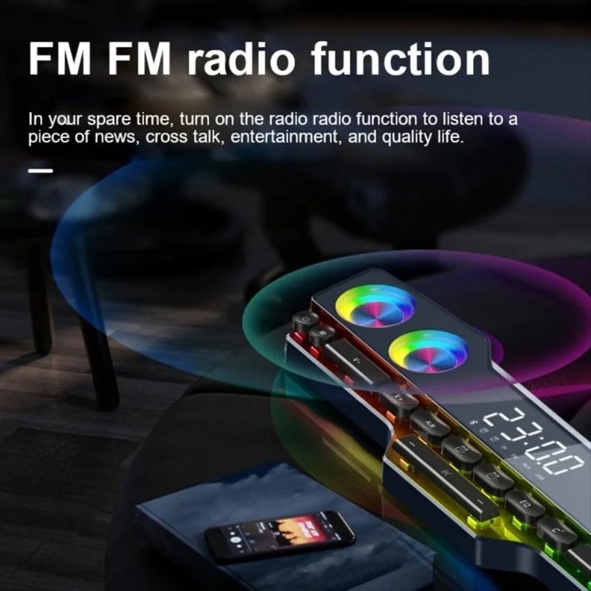 مكبرات صوت DTC5 V18 بألوان مبه - مراجعة Gaming Speaker وسعره