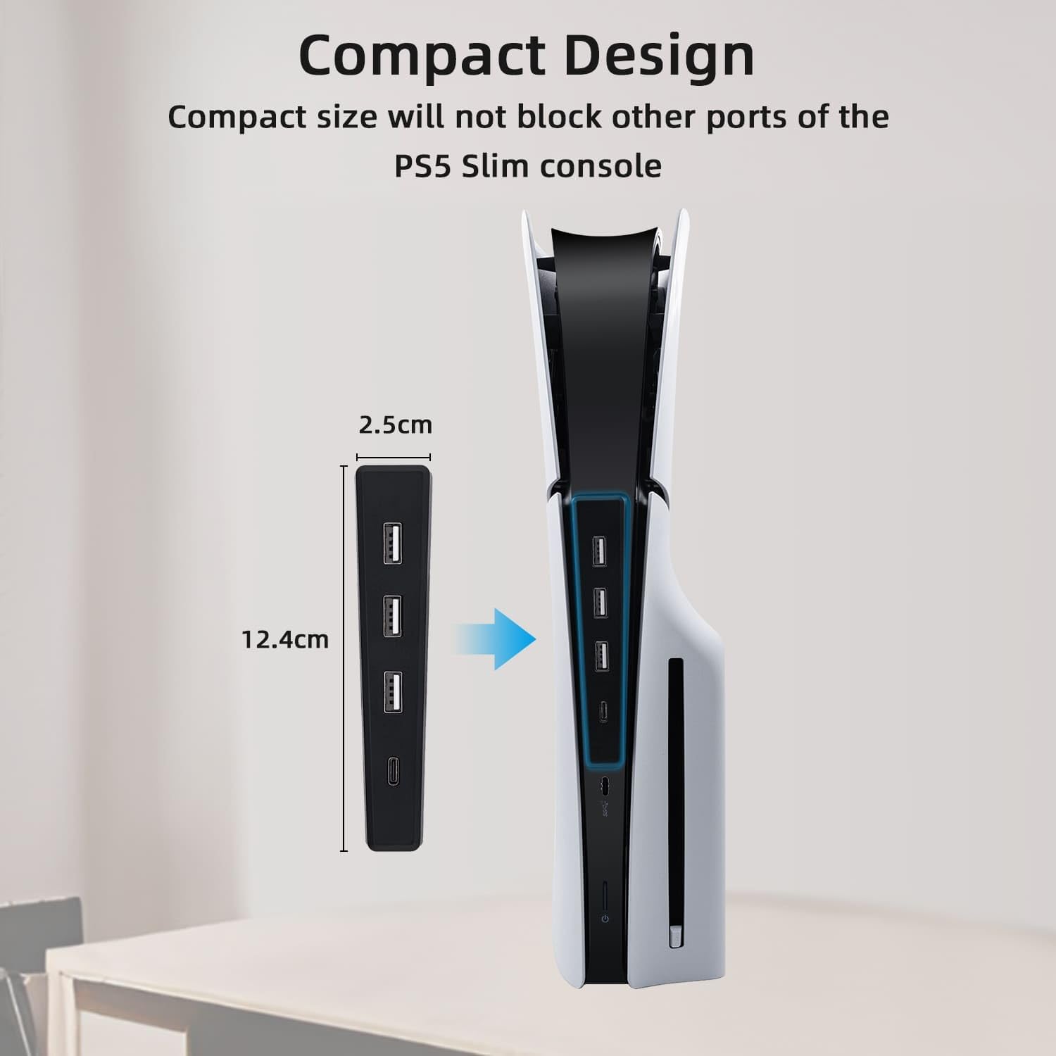 محور USB للقرص النحيف PS5 ، 4  - مراجعة Usb Hub Gaming وسعره