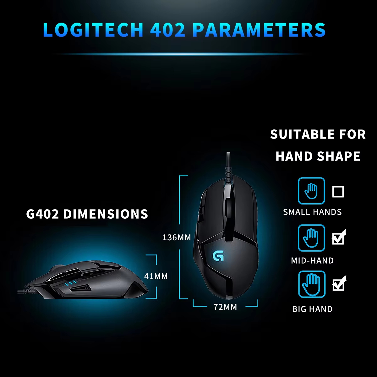 فأرة ألعاب لوجيتك G402 هايبريو - مراجعة Pc Gaming Valorant وسعره