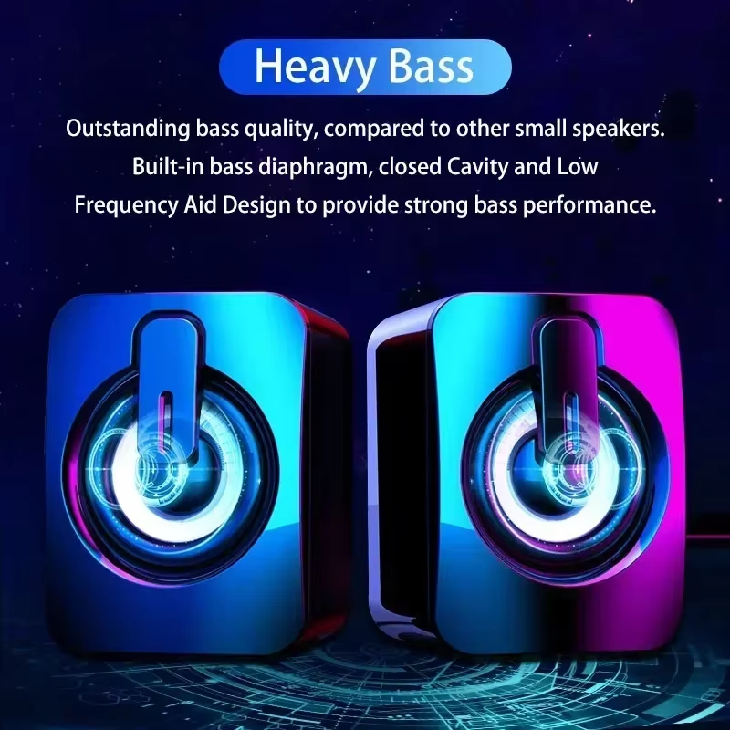 مكبرات صوت سلكية USB للألعاب م - مراجعة Gaming Speaker وسعره