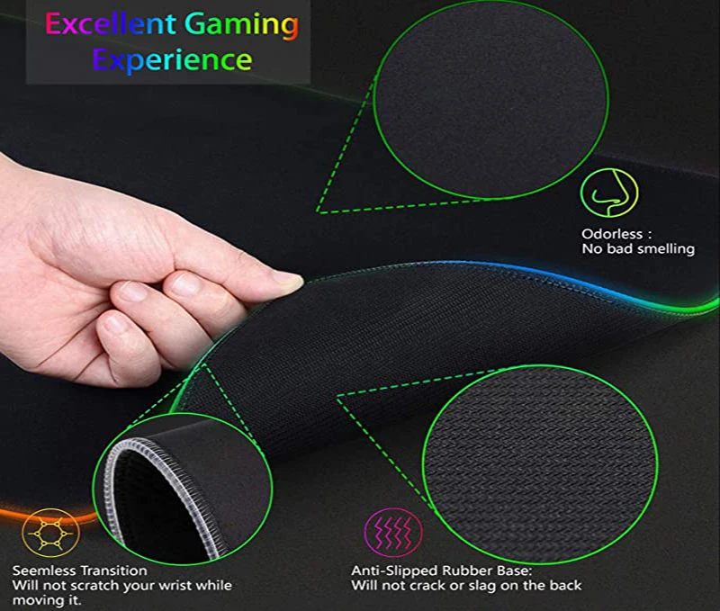 سجادة ألعاب كبيرة الحجم RGB XX - مراجعة Pc Gaming Rog وسعره
