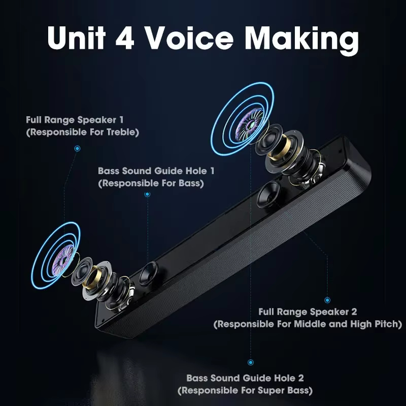 مكبر صوت ساوند بار بتقنية البل - مراجعة Gaming Speaker وسعره
