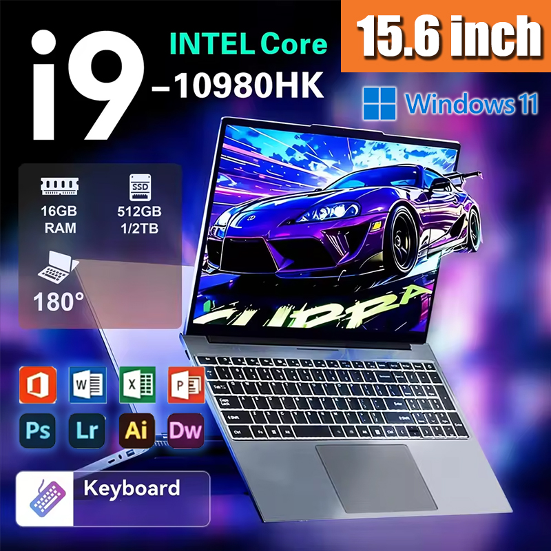 كمبيوتر محمول قوي مقاس 15.6 بو - مراجعة Pc Gaming Keyboard وسعره