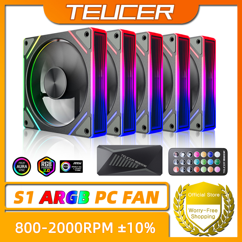 مروحة كمبيوتر TEUCER Prism S1  - مراجعة Pc Water Cooling وسعره