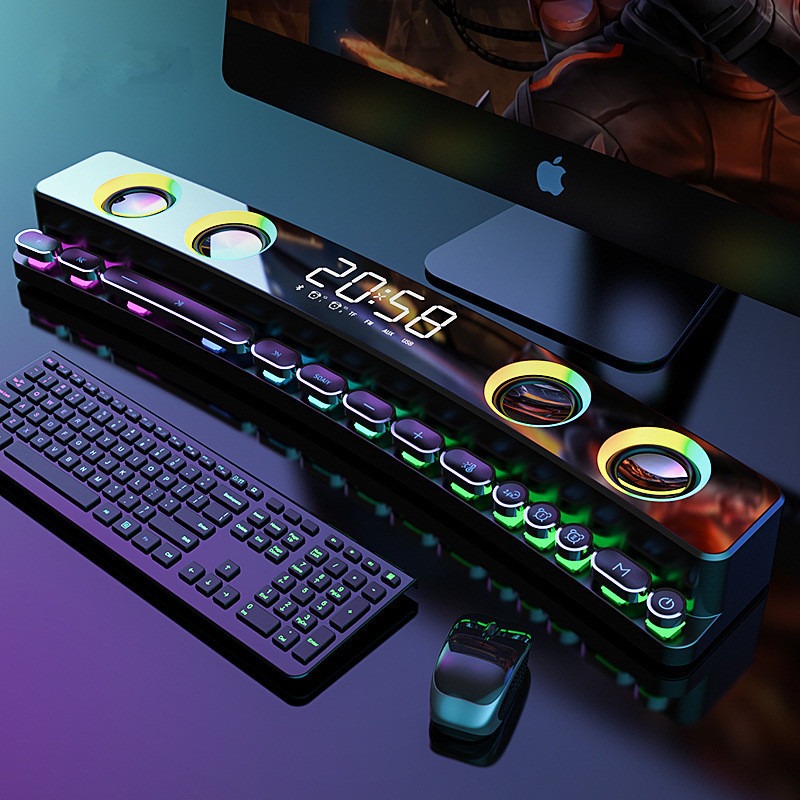 مكبر صوت بلوتوث SH39 جديد للأل - مراجعة Gaming Speaker وسعره