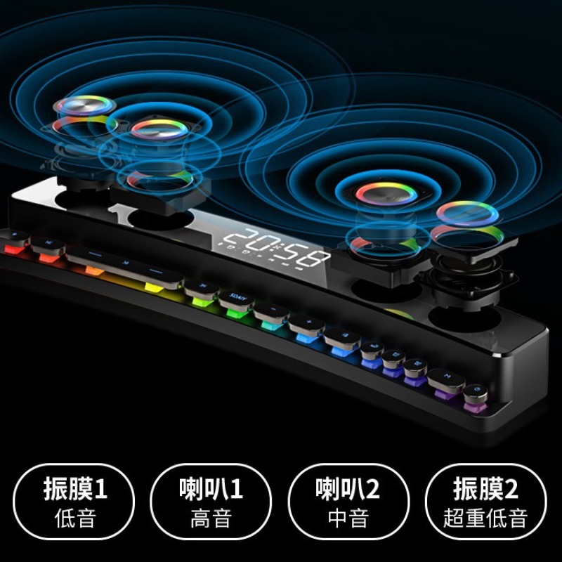 مكبر صوت بلوتوث SH39 جديد للأل - مراجعة Gaming Speaker وسعره