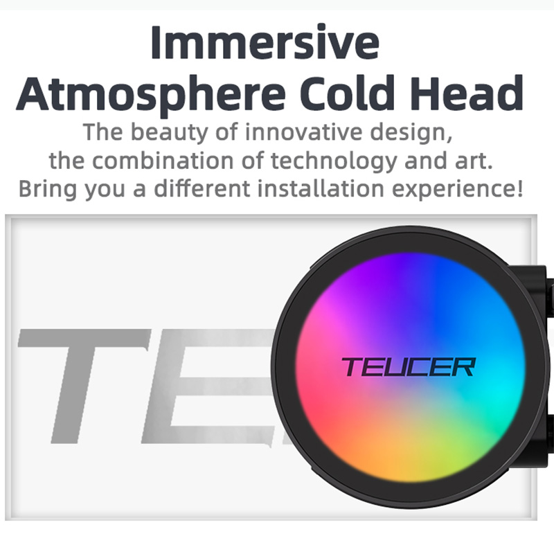 TEUCER AF-120 مبرد مياه 12 سنت - مراجعة Pc Water Cooling وسعره