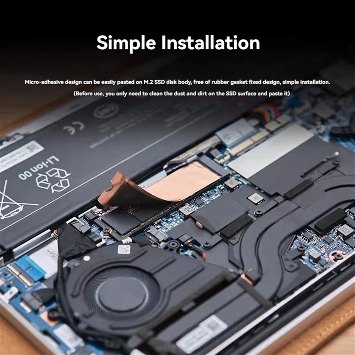 مشتت حراري نحاسي T35C SSD مع م - مراجعة Laptop Cooling Pad وسعره